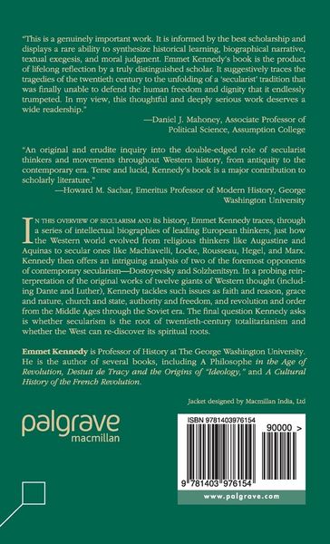 Produktbild: Secularism and its Opponents from Augustine to Solzhenitsyn