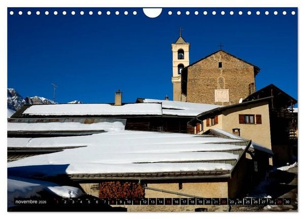 Produktbild: Neige sur les Hautes Alpes (Calendrier mural 2026 DIN A4 vertical), CALVENDO calendrier mensuel