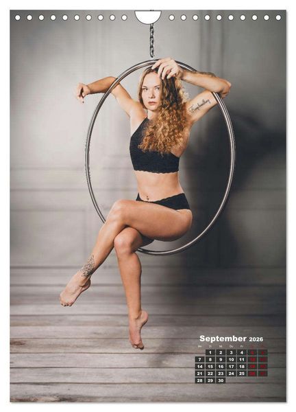 Produktbild: Aerial Hoop Magic (Wandkalender 2026 DIN A4 hoch), CALVENDO Monatskalender