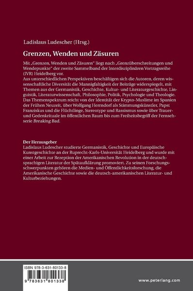Produktbild: Grenzen, Wenden und Z&auml;suren