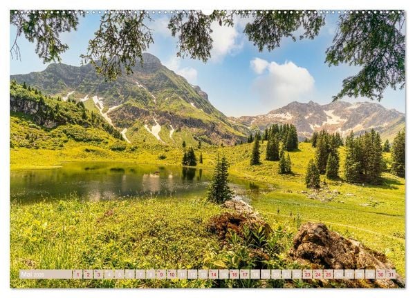 Produktbild: Lech - magic Arlberg (hochwertiger Premium Wandkalender 2026 DIN A2 quer), Kunstdruck in Hochglanz