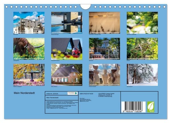 Produktbild: Mein Norderstedt (Wandkalender 2026 DIN A4 quer), CALVENDO Monatskalender