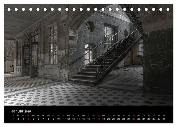 Produktbild: Verlassene Orte - Berlin - Brandenburg (Tischkalender 2026 DIN A5 quer), CALVENDO Monatskalender