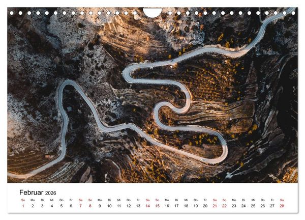 Produktbild: &Uuml;ber den Wolken - Spektakul&auml;re Luftaufnahmen (Wandkalender 2026 DIN A4 quer), CALVENDO Monatskalender