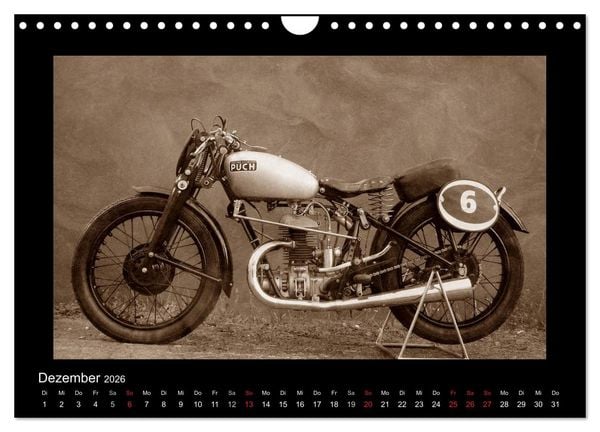Produktbild: Motorrad Oldtimer aus &Ouml;sterreich (Wandkalender 2026 DIN A4 quer), CALVENDO Monatskalender