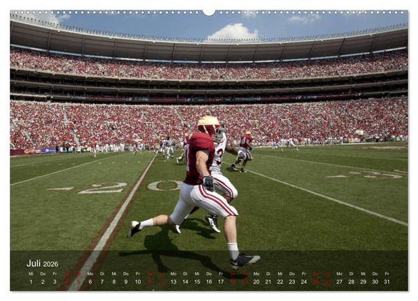 Produktbild: American Football - Touchdown (Wandkalender 2026 DIN A2 quer), CALVENDO Monatskalender