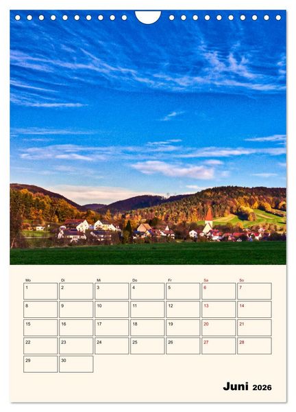 Produktbild: Deutschland. Deutsche Lande, vielf&auml;ltig und bunt (Wandkalender 2026 DIN A4 hoch), CALVENDO Monatskalender