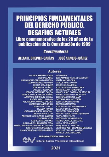 Produktbild: Principios Fundamentales Del Derecho P&uacute;blico. Desaf&iacute;os Actuales (segunda Edici&oacute;n Ampliada)