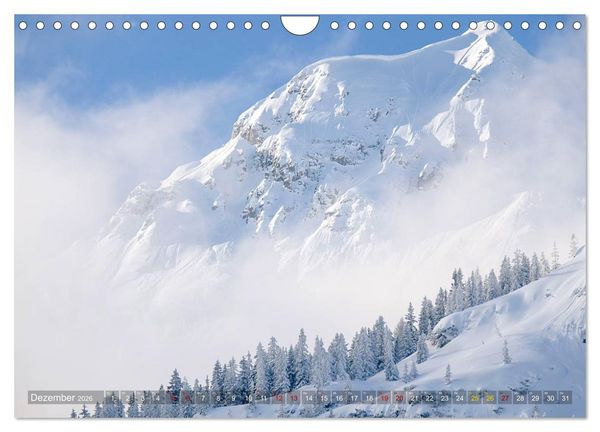 Produktbild: Schneeliebe (Wandkalender 2026 DIN A4 quer), CALVENDO Monatskalender