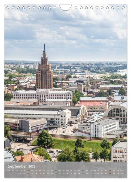 Produktbild: Riga Sigulda Latvia (Wall Calendar 2026 DIN A4 portrait), CALVENDO 12 Month Wall Calendar