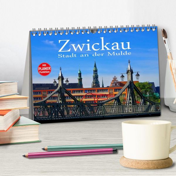 Produktbild: Zwickau - Stadt an der Mulde (Tischkalender 2026 DIN A5 quer), CALVENDO Monatskalender