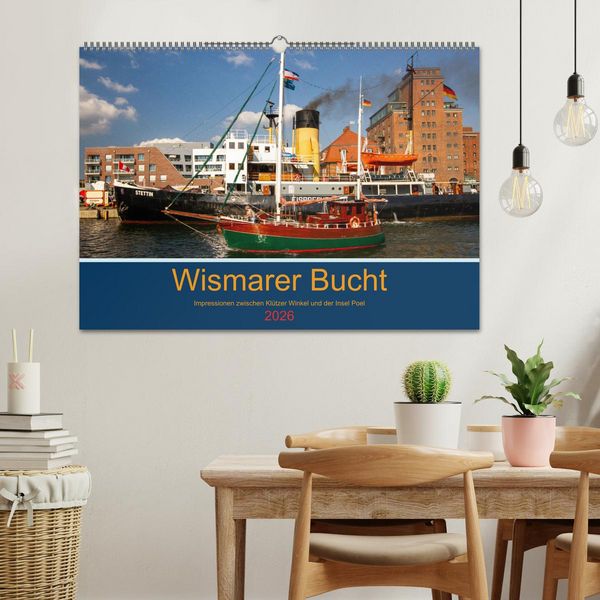 Produktbild: Wismarer Bucht - Impressionen zwischen Kl&uuml;tzer Winkel und der Insel Poel (Wandkalender 2026 DIN A2 quer), CALVENDO Monatskalender