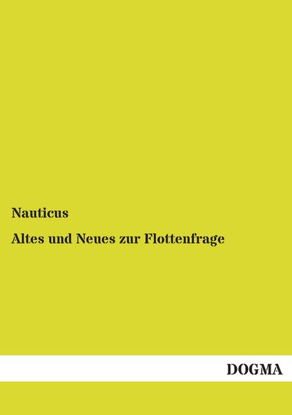 Produktbild: Altes und Neues zur Flottenfrage