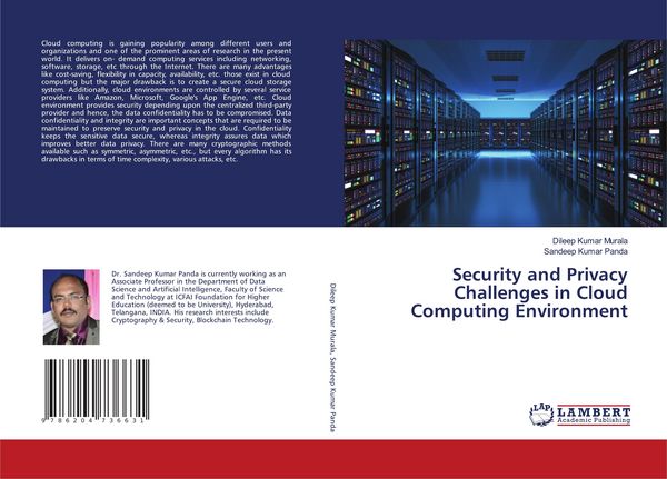 Produktbild: Security and Privacy Challenges in Cloud Computing Environment