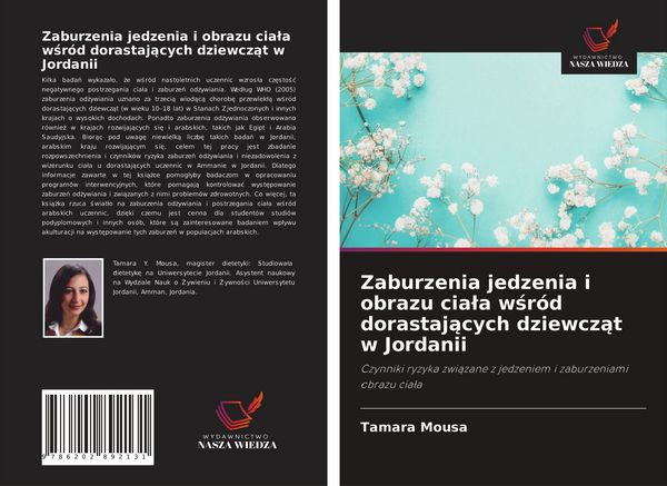 Produktbild: Zaburzenia jedzenia i obrazu cia&iquest;a w&iquest;r&oacute;d dorastaj&iquest;cych dziewcz&iquest;t w Jordanii