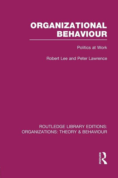 Produktbild: Organizational Behaviour (RLE