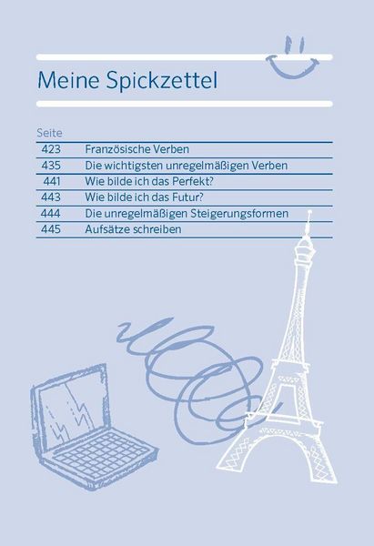 Produktbild: PONS Spick-W&ouml;rterbuch Franz&ouml;sisch f&uuml;r die Schule