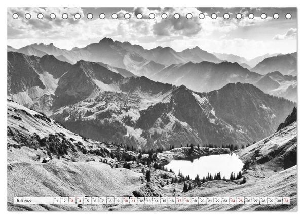 Produktbild: Traumhafte Allg&auml;uer Alpen (Tischkalender 2027 DIN A5 quer), CALVENDO Monatskalender