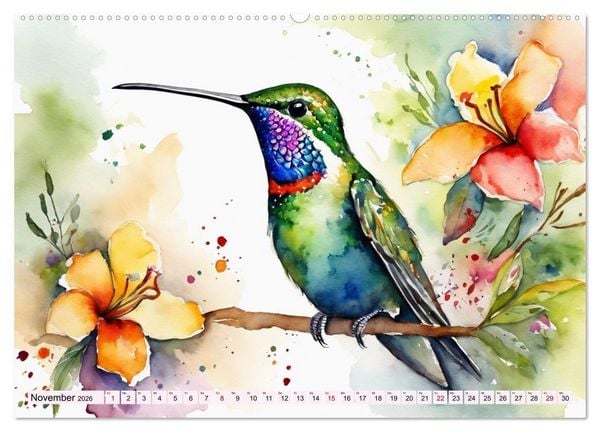 Produktbild: Schillernde Edelsteine (Wandkalender 2026 DIN A2 quer), CALVENDO Monatskalender