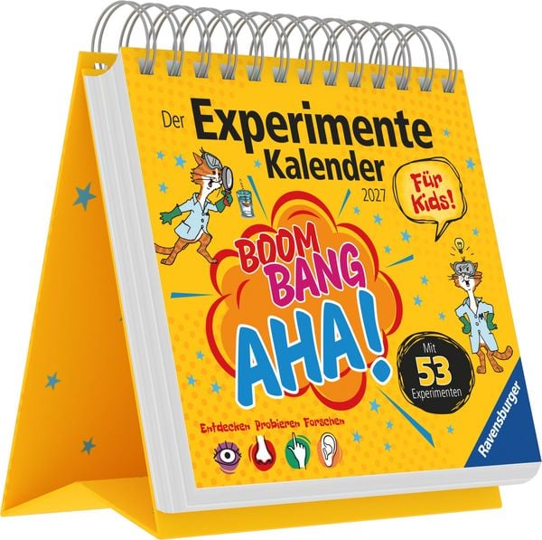 Produktbild: Boom! Bang! Aha! - Der Experimente-Kalender f&uuml;r Kids 2027