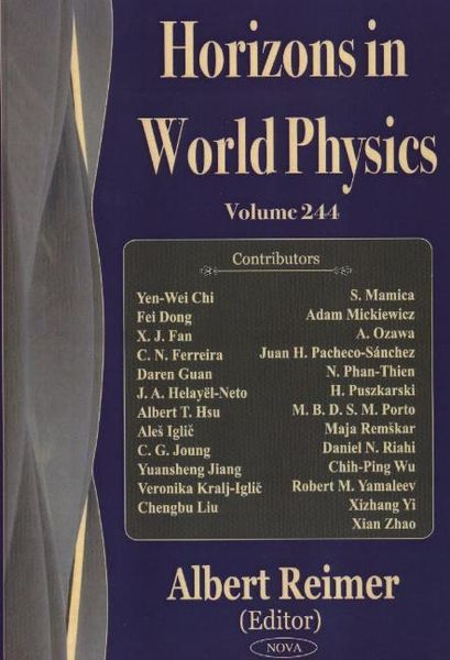Produktbild: Horizons in World Physics, Volume 244