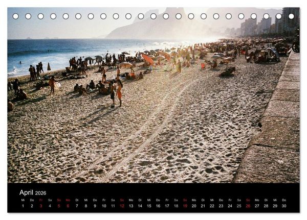 Produktbild: Rio de Janeiro dazwischen - in between (Tischkalender 2026 DIN A5 quer), CALVENDO Monatskalender