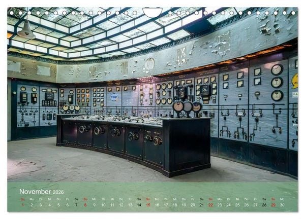 Produktbild: Betrieb eingestellt - Industrieruinen in Europa (Wandkalender 2026 DIN A4 quer), CALVENDO Monatskalender