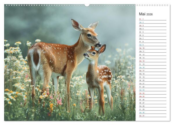 Produktbild: Waldgefl&uuml;ster (hochwertiger Premium Wandkalender 2026 DIN A2 quer), Kunstdruck in Hochglanz