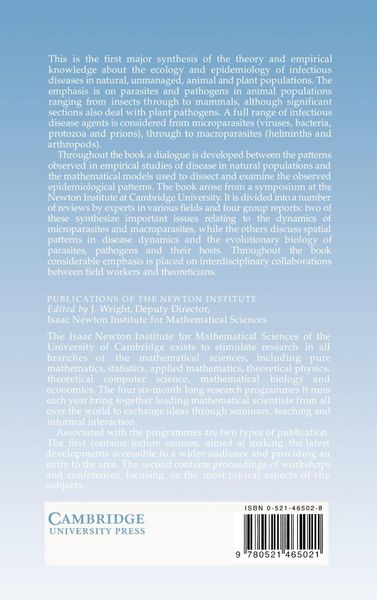 Produktbild: Ecology of Infectious Diseases in Natural Populations