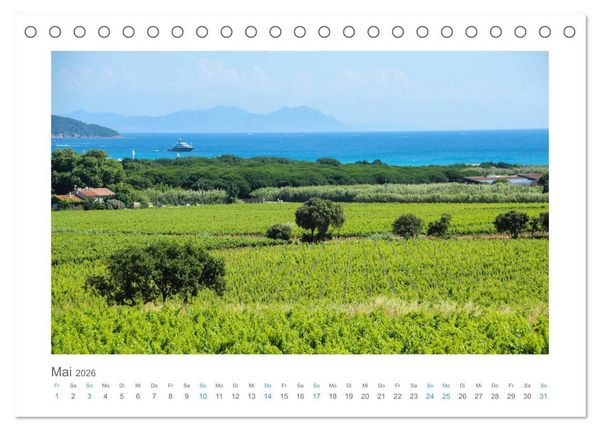 Produktbild: Faszination der C&ocirc;te d'Azur (Tischkalender 2026 DIN A5 quer), CALVENDO Monatskalender
