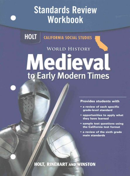 Produktbild: Holt California Social Studies: World History Medieval to Early Modern Times Standards Review Workbook