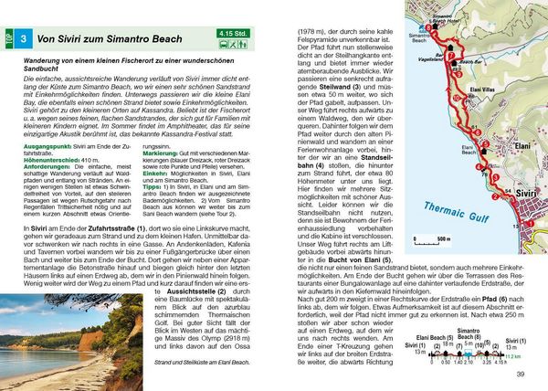 Produktbild: ROTHER Wanderf&uuml;hrer Chalkidiki - Thassos. 47 Touren auf Kassandra und Sithonia, in der M&ouml;nchsrepublik Athos und auf der Insel Thassos