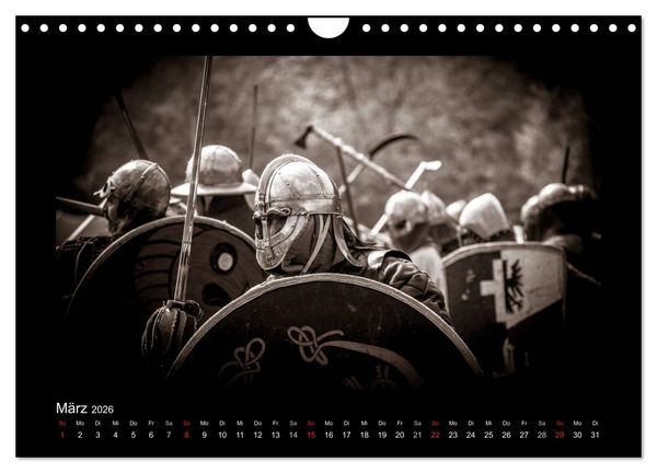 Produktbild: Wikinger und Krieger (Wandkalender 2026 DIN A4 quer), CALVENDO Monatskalender