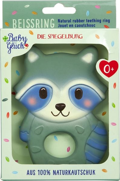 Produktbild: Bei&szlig;ring aus Naturkautschuk Waschb&auml;r - BabyGl&uuml;ck