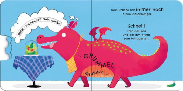 Produktbild: Dreh-das-Rad-Buch: F&uuml;ttere deinen Drachen