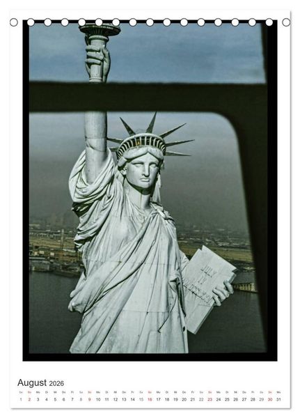 Produktbild: NEW YORK CITY - Vintage Views (Tischkalender 2026 DIN A5 hoch), CALVENDO Monatskalender