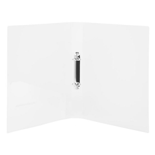 Produktbild: Idena Ringbuch PP 2 Ringe 35mm transluzent wei&szlig; DIN A4