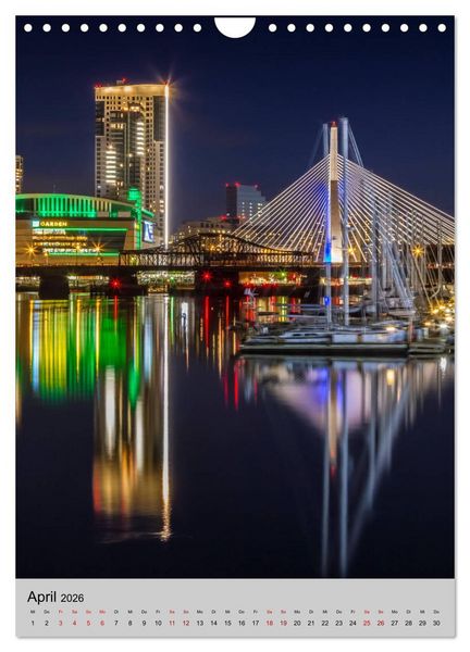 Produktbild: BOSTON Historie und urbane Idylle (Wandkalender 2026 DIN A4 hoch), CALVENDO Monatskalender
