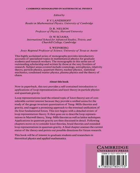 Produktbild: Loops, Knots, Gauge Theories and Quantum Gravity