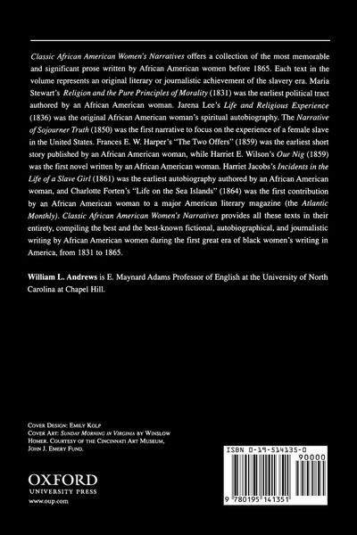 Produktbild: Classic African American Women's Narratives