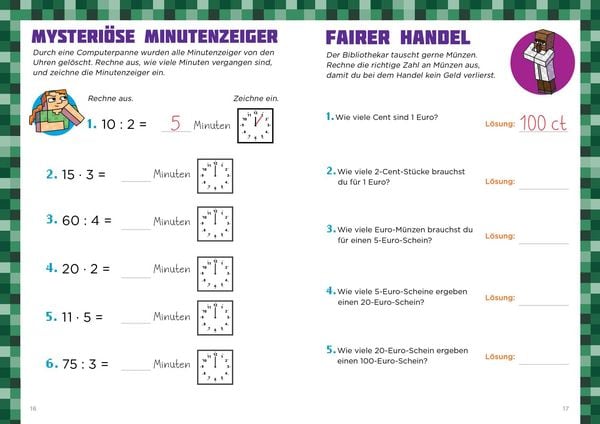 Produktbild: Mathe f&uuml;r Minecrafter - Multiplizieren und Dividieren