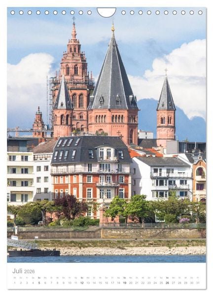 Produktbild: Meine Stadt Mainz (Wandkalender 2026 DIN A4 hoch), CALVENDO Monatskalender