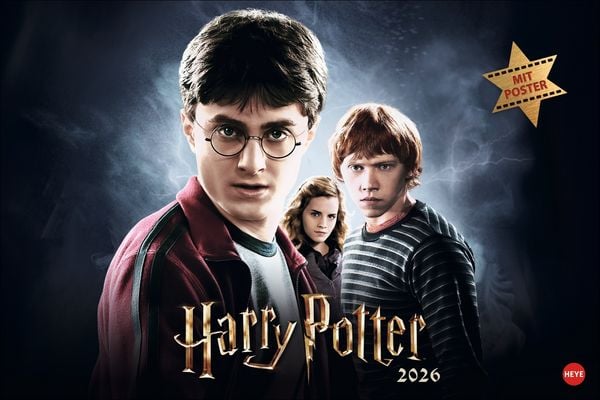 Produktbild: Harry Potter Broschur XL Kalender 2026