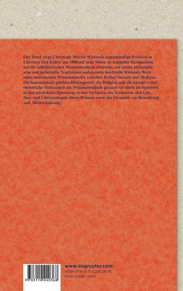 Produktbild: Wissen - Erz&auml;hlen - Tradition