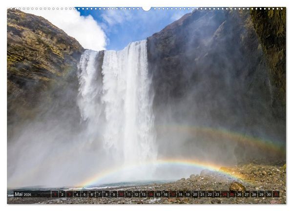 Produktbild: ISLAND Ein fantastisches Erlebnis (hochwertiger Premium Wandkalender 2026 DIN A2 quer), Kunstdruck in Hochglanz