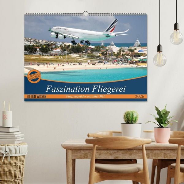 Produktbild: Faszination Fliegerei (Wandkalender 2026 DIN A2 quer), CALVENDO Monatskalender