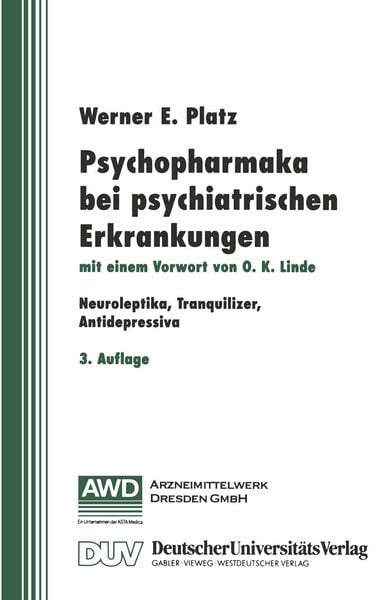 Produktbild: Psychopharmaka bei psychiatrischen Erkrankungen
