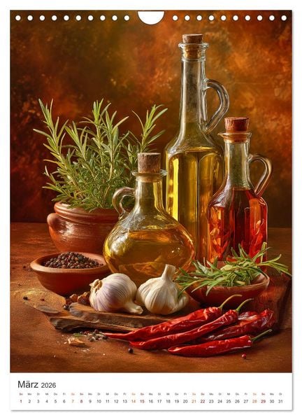 Produktbild: Das Gourmet Jahr (Wandkalender 2026 DIN A4 hoch), CALVENDO Monatskalender