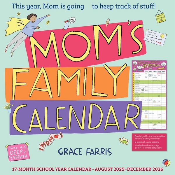 Produktbild: Mom's Family Wall Calendar 2026