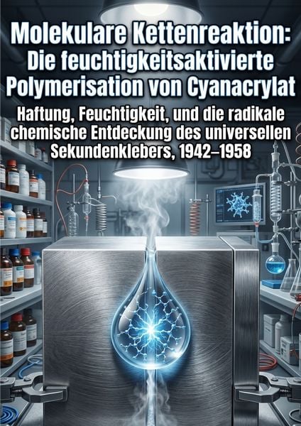 Produktbild: Molekulare Kettenreaktion: Die feuchtigkeitsaktivierte Polymerisation von Cyanacrylat
